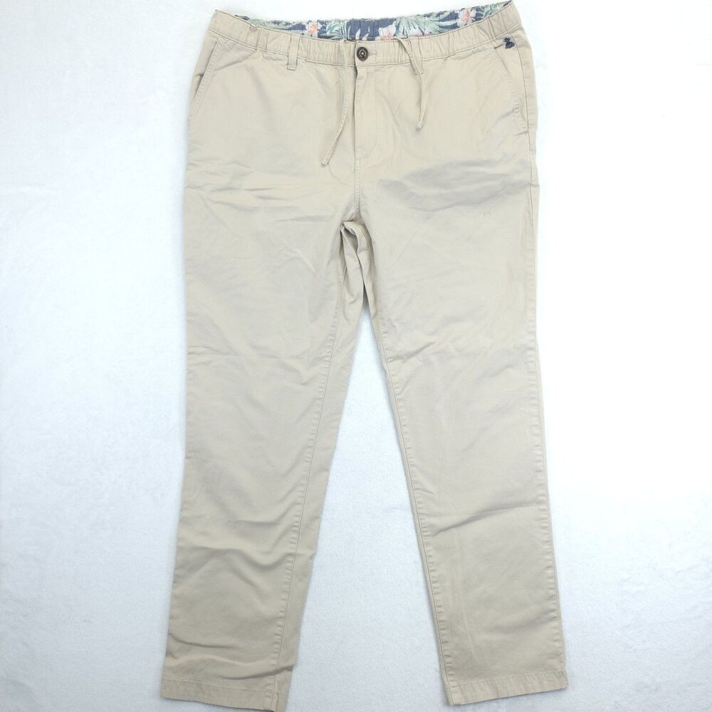 Chubbies Everywear Pants Men’s XXL 38x31 Beige Drawstrings